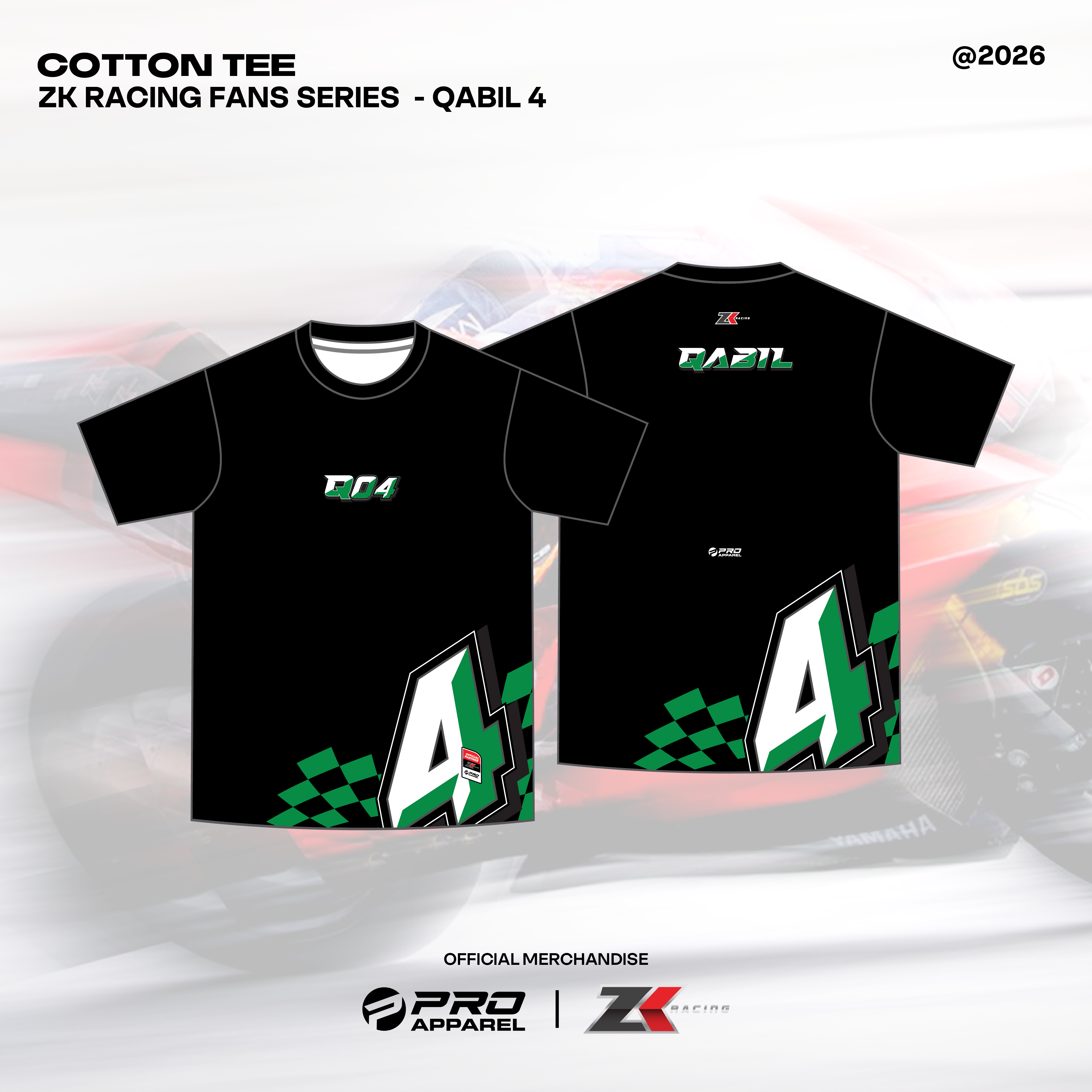ProApparel x ZK Racing — Cotton tee Qabil